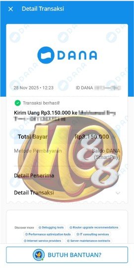 Bukti Pembayaran JP Meo88 2