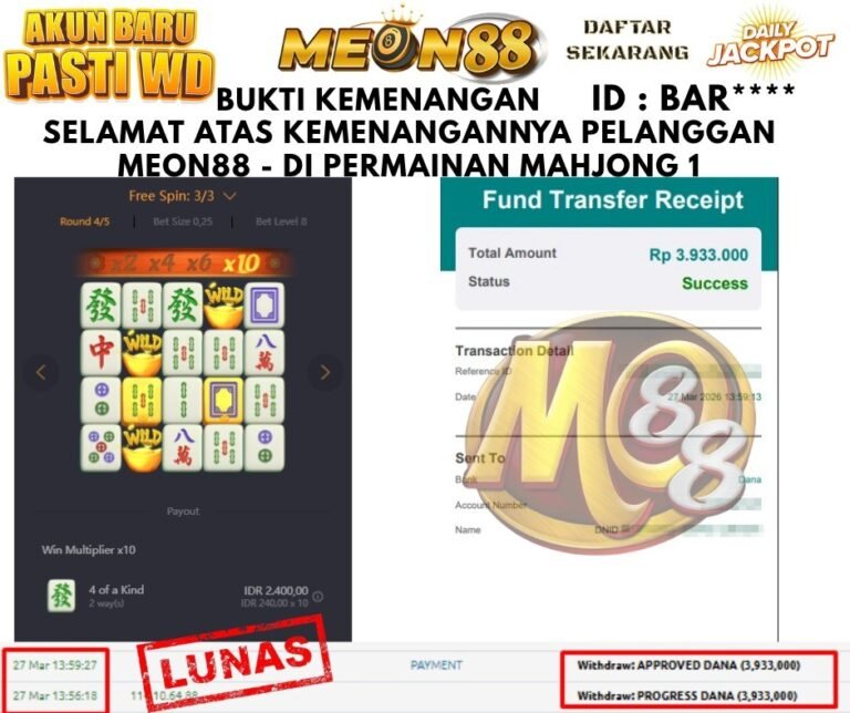 Informasi Pembayaran JP Meon88 29